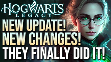 hogwarts legacy latest update.